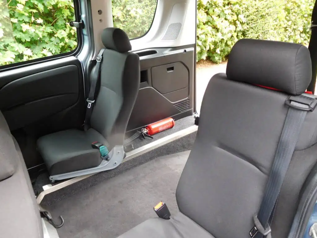 Fiat Doblo adapted for wheelchair or mobility scooter from Berringtons in Dorset